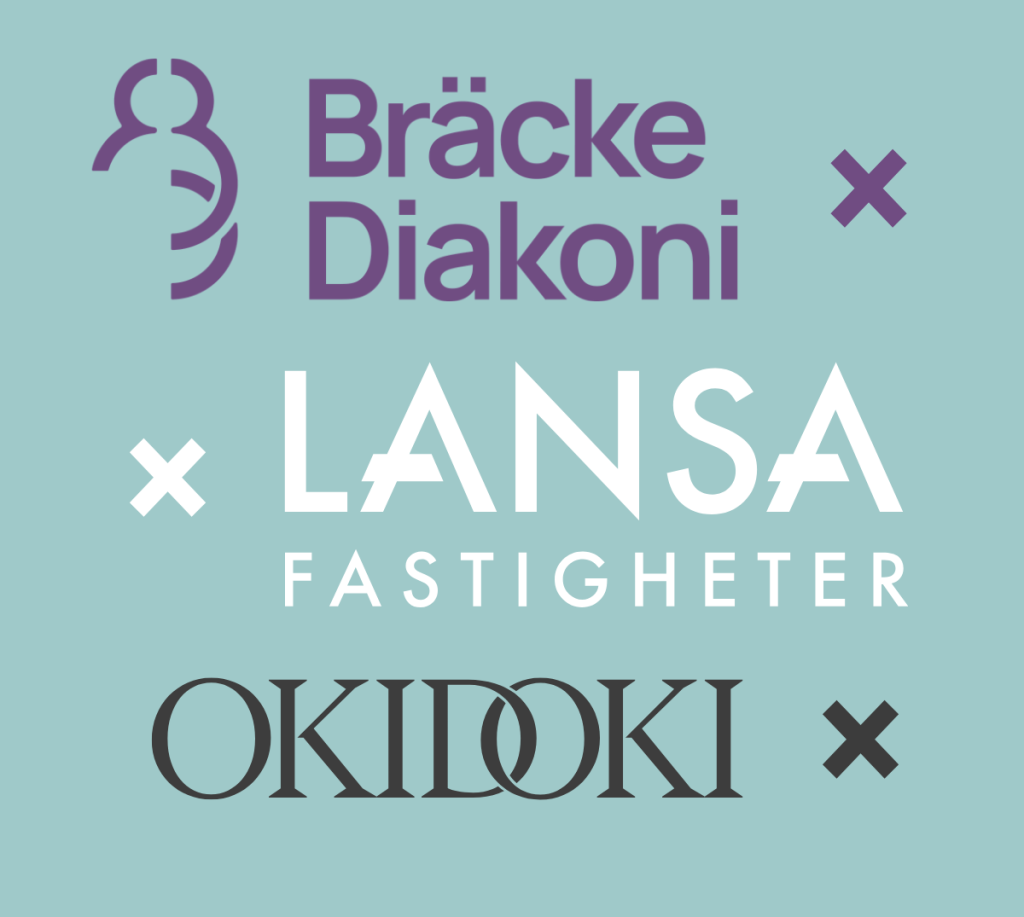 Logotyper för samarbetspartners för planansökan